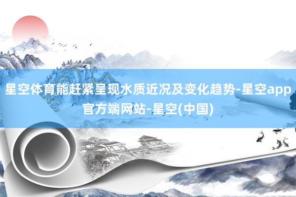 星空体育能赶紧呈现水质近况及变化趋势-星空app官方端网站-星空(中国)